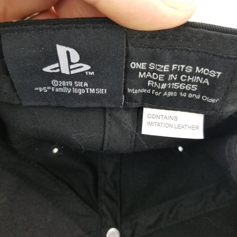 ✅Sony PlayStation 3D Embroidered Controller Button Snapback Hat Bioworld OSFA - Picture 6 of 9